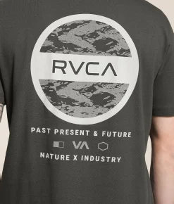 Tops|Graphic T-Shirts | RVCA Splitter T-Shirt Pirate Black