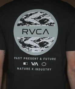 Tops|Graphic T-Shirts | RVCA Splitter T-Shirt Pirate Black