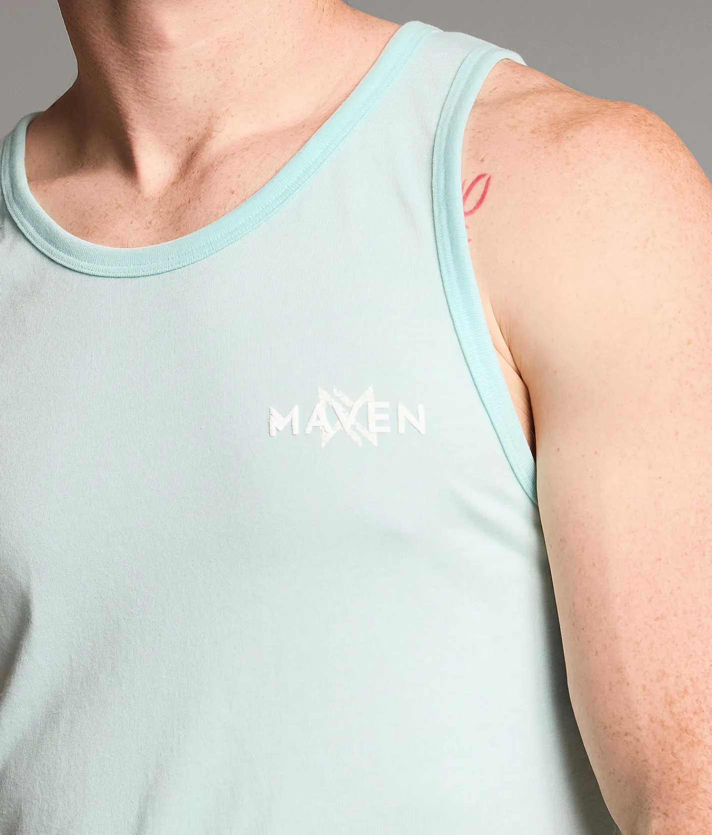 Tops | Maven Co-op Split Vision Tank Top Sky