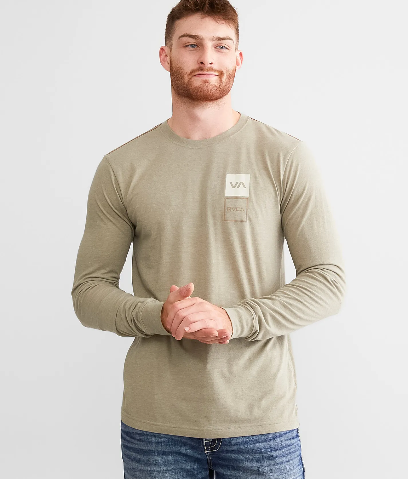 Graphic T-Shirts|Activewear | RVCA Sport Box T-Shirt Vetiver