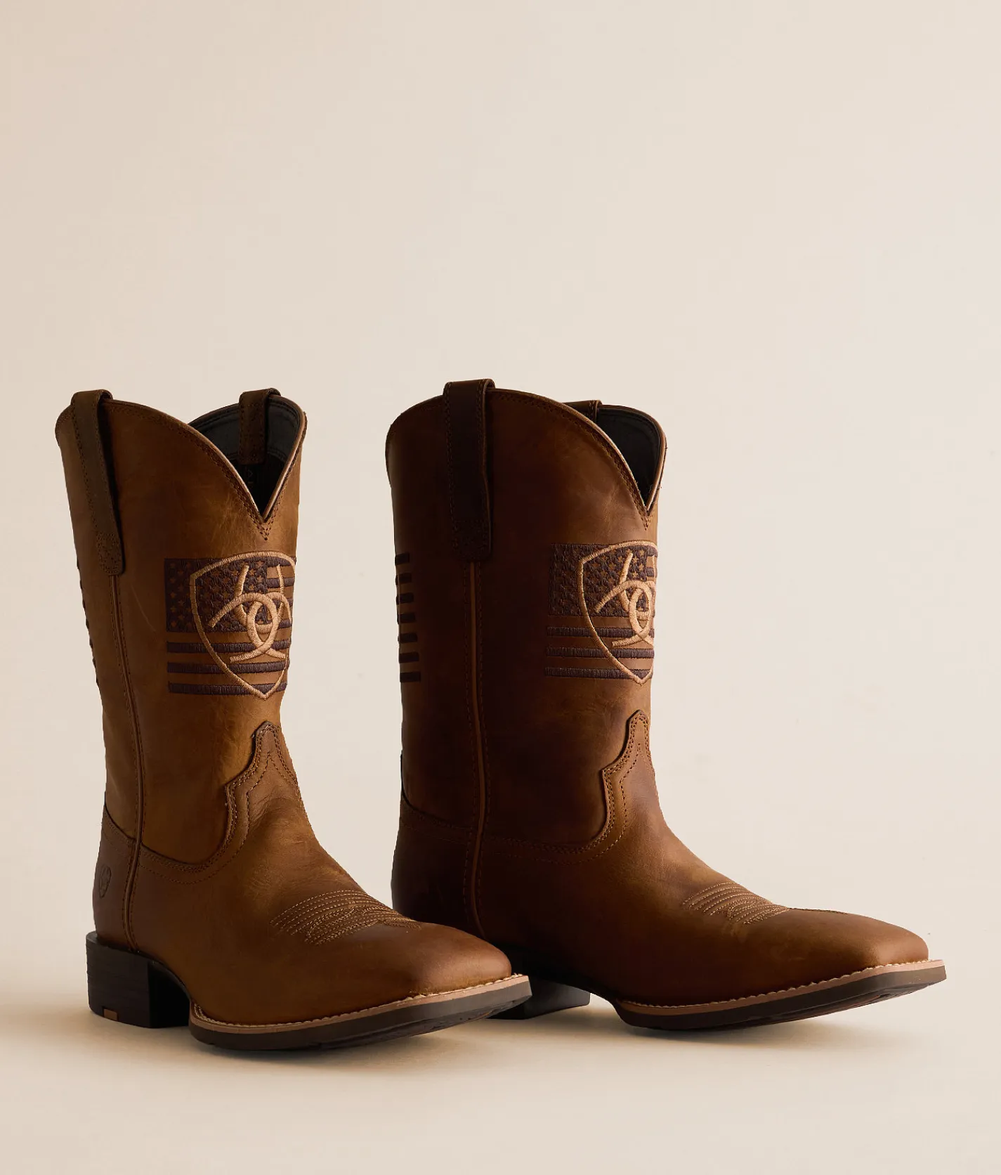 Shoes | Ariat Sport Freedom Leather Cowboy Boot Distressed Brown