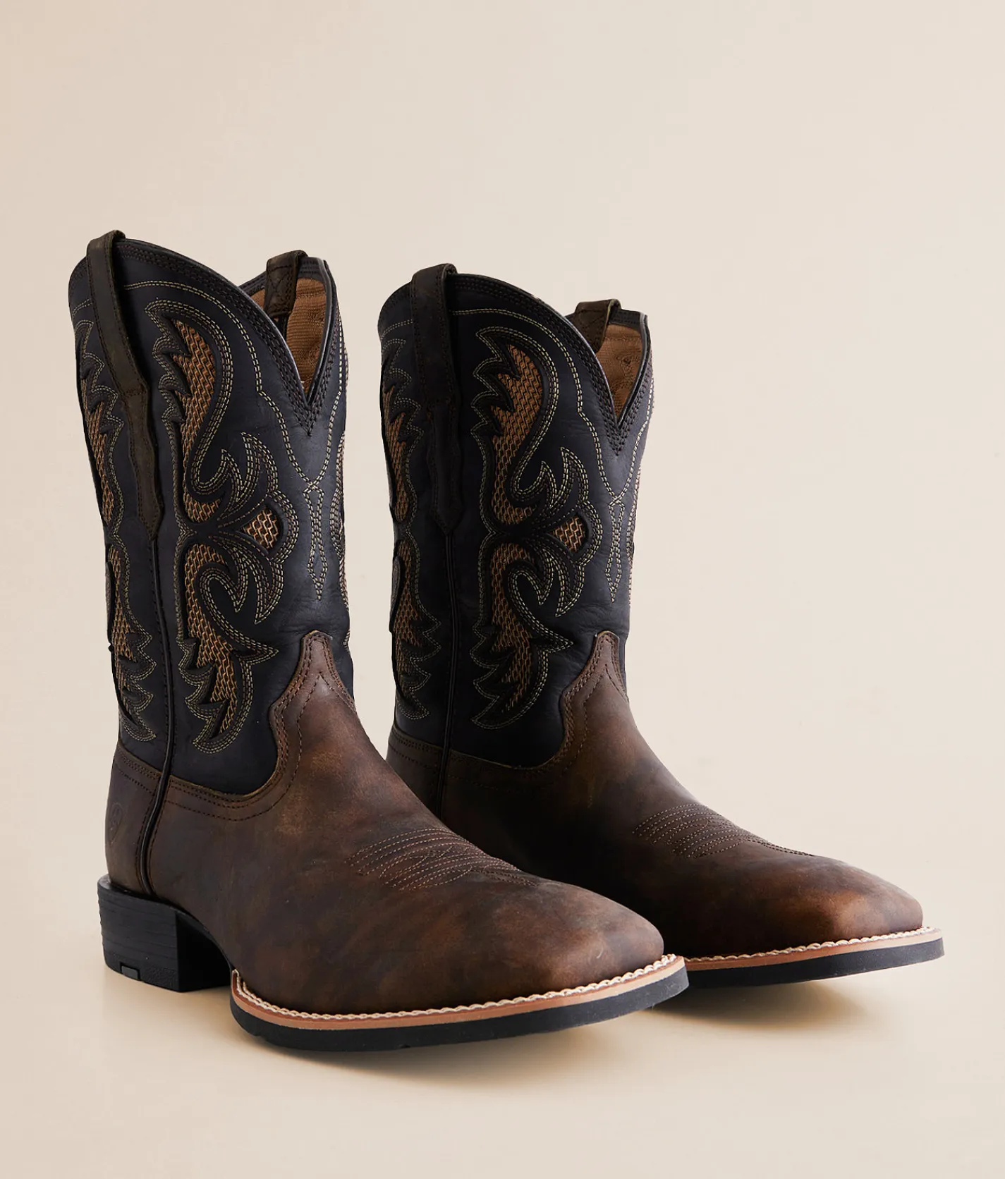 Shoes | Ariat Sport Fresco VentTEK Leather Cowboy Boot Hrd Brn Blk Ink