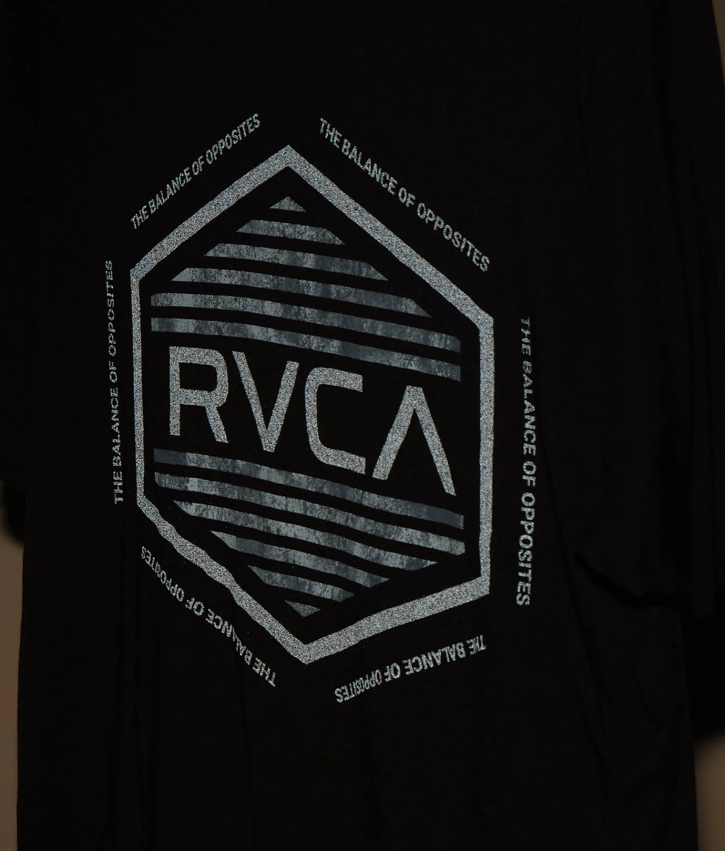 Tops|Graphic T-Shirts | RVCA Sport Hex Zone T-Shirt Black