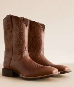 Shoes | Ariat Sport Leather Cowboy Boot Dark Tan