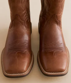 Shoes | Ariat Sport Leather Cowboy Boot Dark Tan