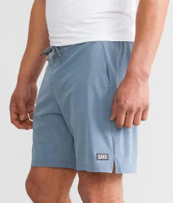 SAXX Sport 2 Life 2in1 Stretch Short Stone Blue Heather Best