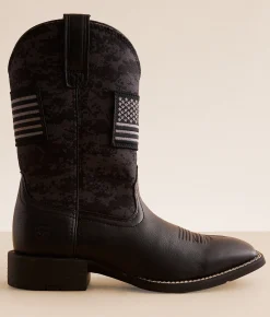 Shoes | Ariat Sport Patriot Leather Cowboy Boot Black