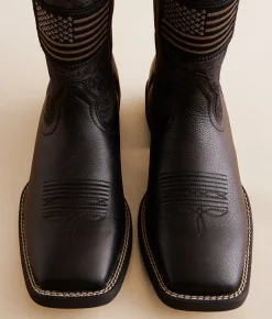 Shoes | Ariat Sport Patriot Leather Cowboy Boot Black