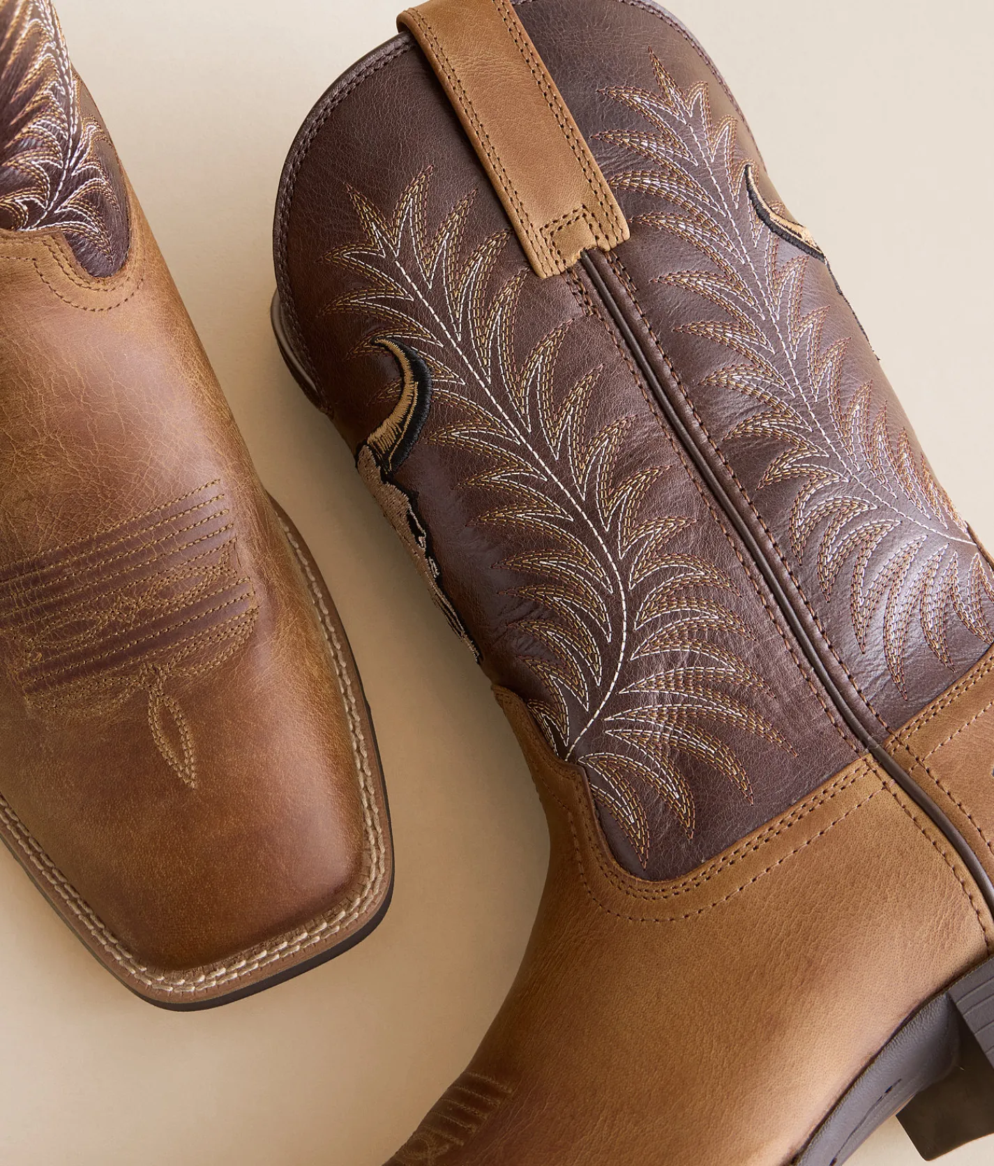 Shoes | Ariat Sport Steer Skull Leather Cowboy Boot Sandstorm Bitter Chocolat