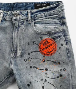 Sale Jeans|Bottoms | Smoke Rise® Sport Taper Stretch Jean Placid Blue