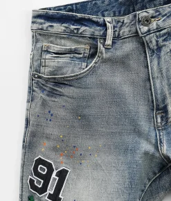 Sale Jeans|Bottoms | Smoke Rise® Sport Taper Stretch Jean Placid Blue