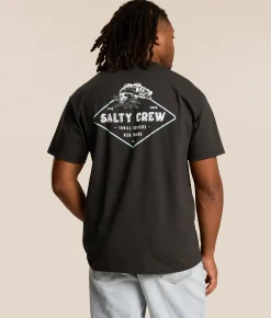 Salty Crew Spotted T-Shirt Vintage Black Hot