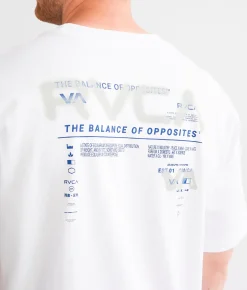 RVCA Spray Text T-Shirt White Best