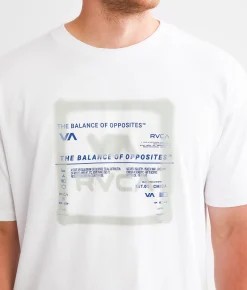 RVCA Spray Text T-Shirt White Best