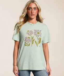 LIV Outdoor Spring Bloom Reagan T-Shirt Subtle Green Outlet