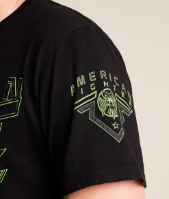 Tops|Graphic T-Shirts | American Fighter Springbrook T-Shirt Black