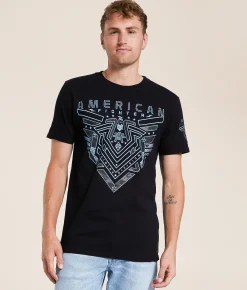 Tops|Graphic T-Shirts | American Fighter Springbrook T-Shirt Black
