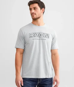 Graphic T-Shirts|Activewear | RVCA Sprints Sport T-Shirt Charcoal Heather Sport