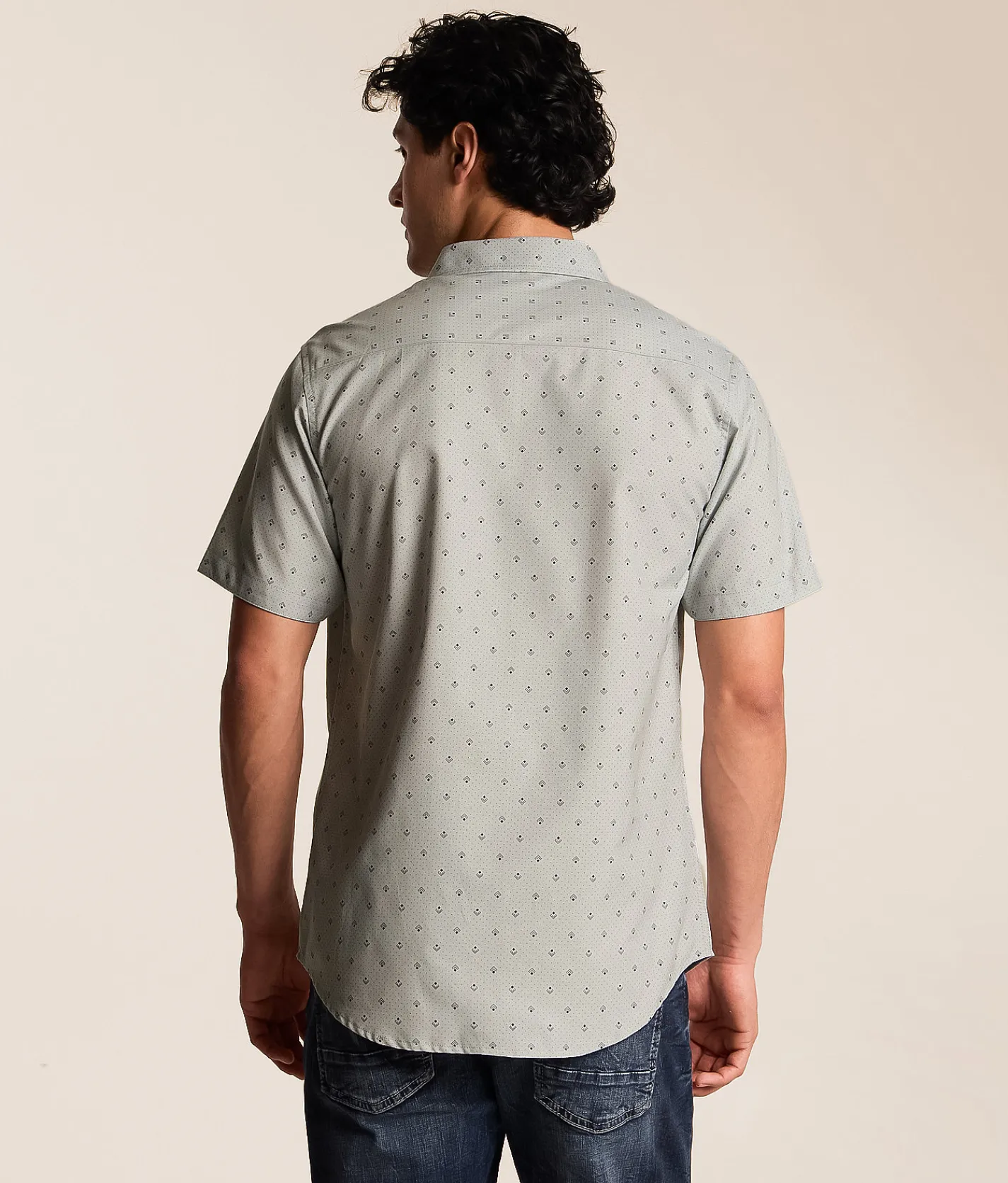 Departwest Squared Standard Shirt Pearl Blue Clearance