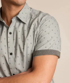 Departwest Squared Standard Shirt Pearl Blue Clearance