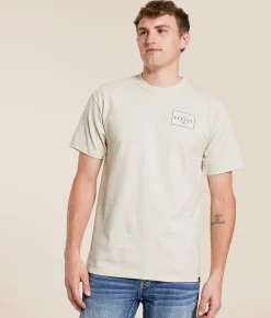 Tops|Graphic T-Shirts | Hurley Square Fronds T-Shirt Cream