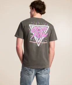 Tops|Graphic T-Shirts | Old Row 90s Retro Triangle T-Shirt Pepper