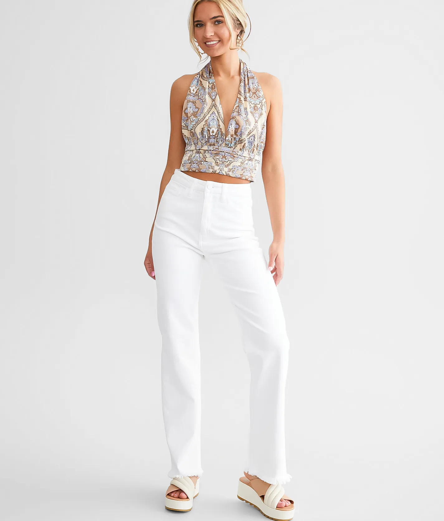 KanCan Signature 90s Straight Stretch Jean Dana Outlet