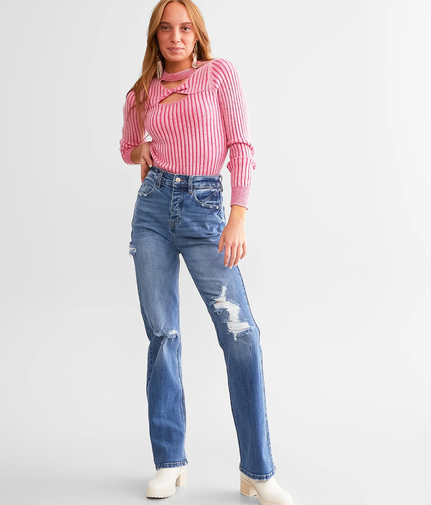 KanCan Signature 90s Straight Stretch Jean Eloise New