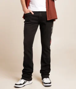 Bottoms|Jeans | Ed Hardy Stacked Boot Stretch Jean Cobra Flame