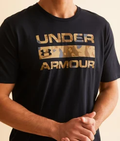 Under Armour® Stacked Camo T-Shirt Black Camel Discount