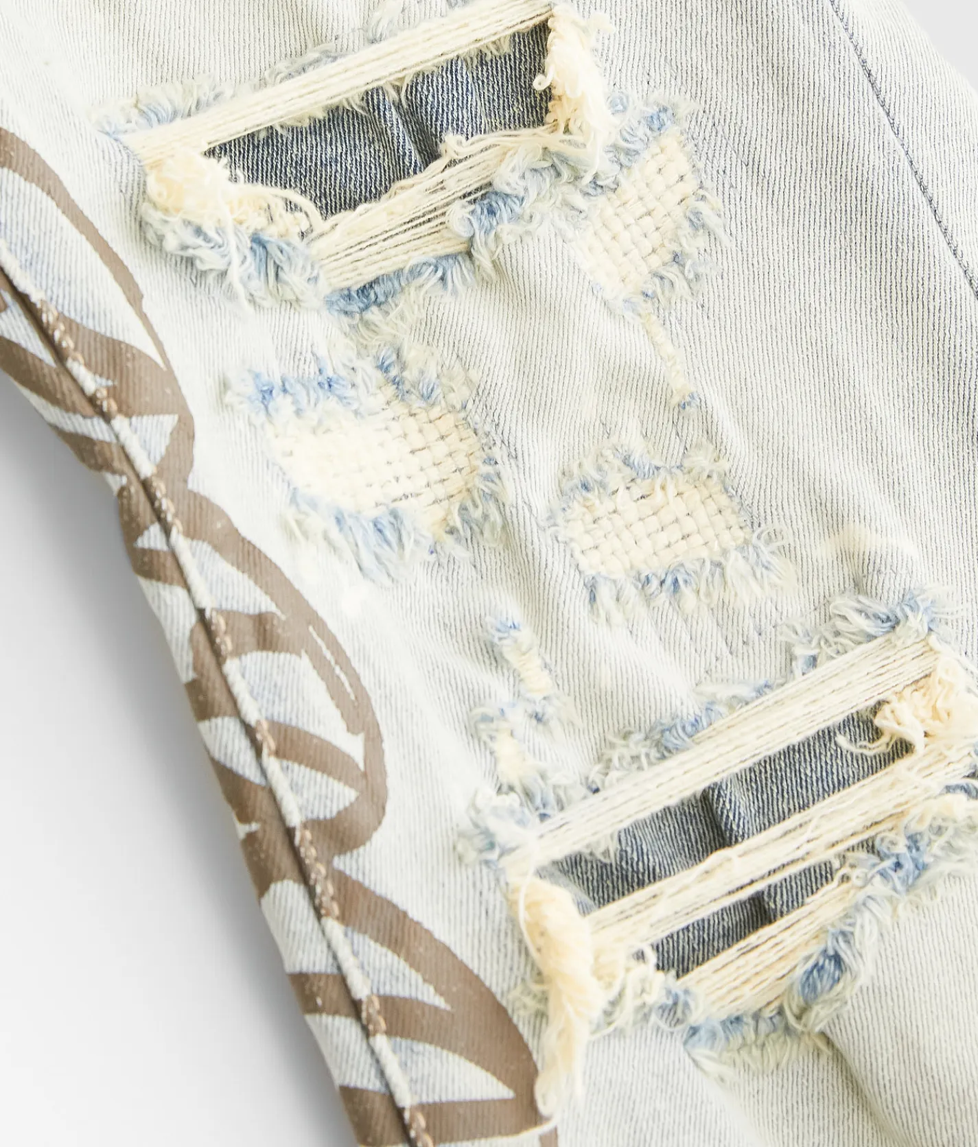 Smoke Rise® Stacked Flare Stretch Jean Ombre Blue Discount