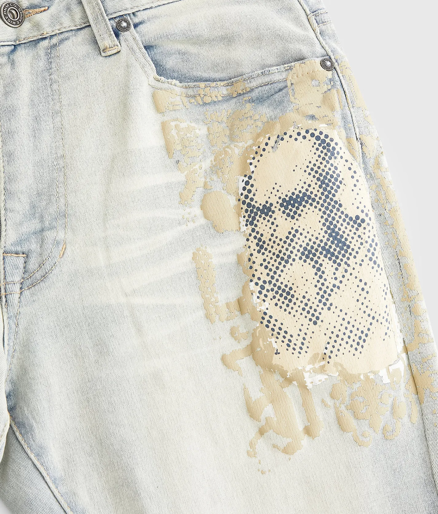 Smoke Rise® Stacked Flare Stretch Jean Ombre Blue Discount