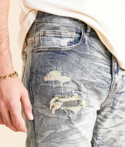 Sale Jeans|Bottoms | Smoke Rise® Stacked Straight Stretch Jean Blue Toast