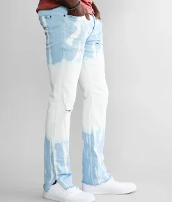 PREME Stacked Stretch Jean Powder Blue Ombre Best