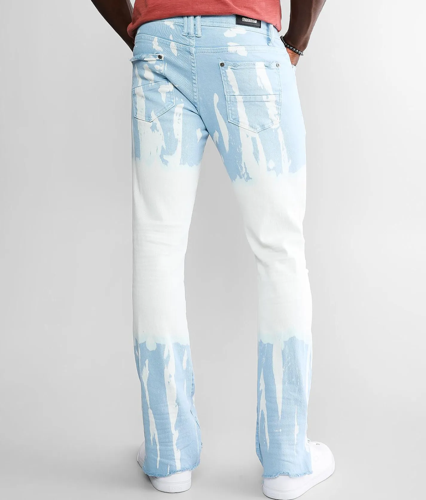 PREME Stacked Stretch Jean Powder Blue Ombre Best