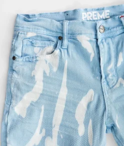 PREME Stacked Stretch Jean Powder Blue Ombre Best