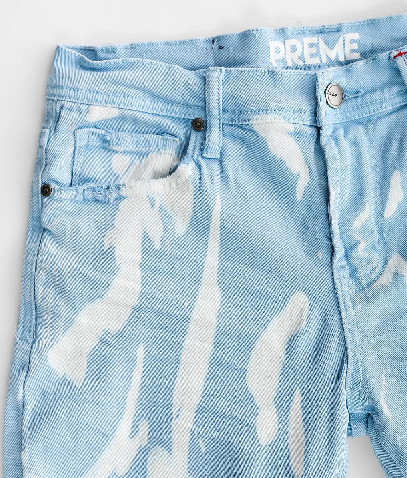 PREME Stacked Stretch Jean Powder Blue Ombre Best