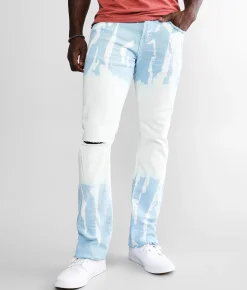 PREME Stacked Stretch Jean Powder Blue Ombre Best