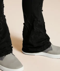 Sale Jeans|Bottoms | First Row® Stacked Stretch Jean Black