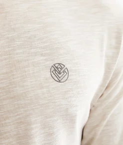 Graphic T-Shirts | Veece Stacked T-Shirt White Tan