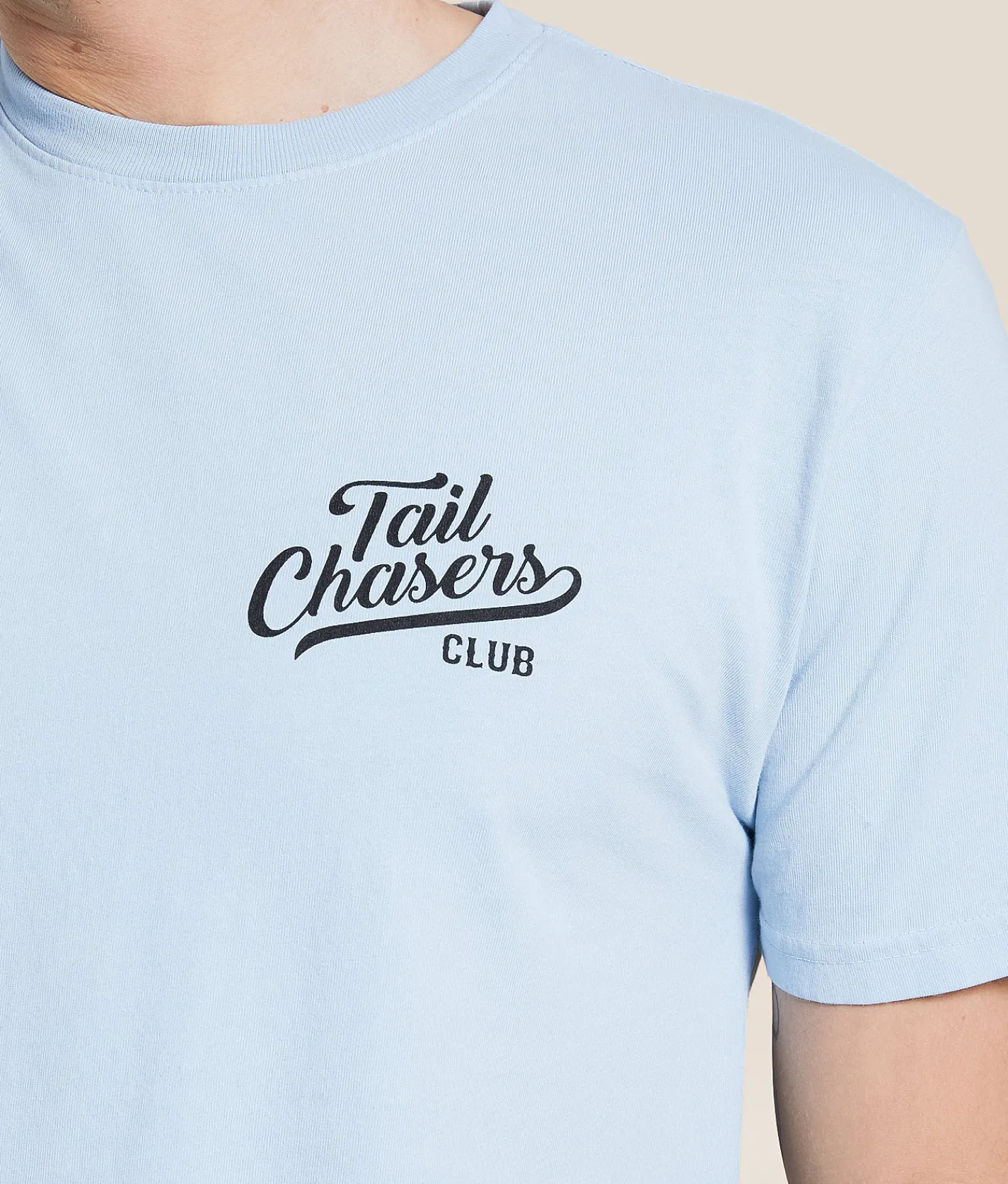 Tail Chasers Club Stacking Ducks T-Shirt Chambray Hot