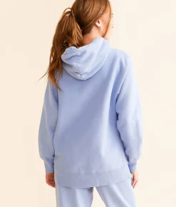 Tops|Activewear | Champion® Stadium Reverse Weave® Hooded Sweatshirt Washed Pewter Blue