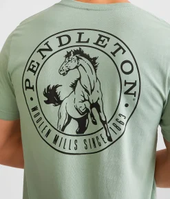 Pendleton Stallion T-Shirt Sage Best