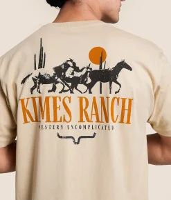 Kimes Ranch Stampede T-Shirt Cream Hot