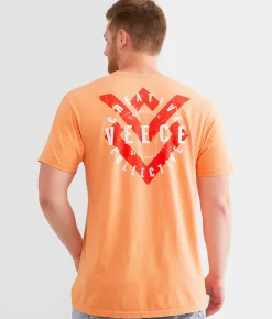 Veece Stamped In T-Shirt Apricot Online