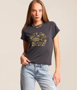 Salty Crew Stamped T-Shirt Charcoal Clearance