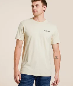 Ariat Stamped Valley T-Shirt Wood Ash Online