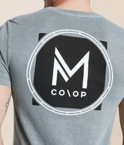 Maven Co-op Stamp T-Shirt Storm Grey Pigment New