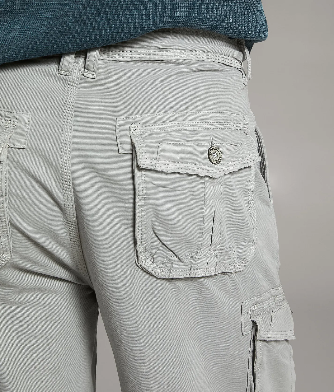 Bottoms|Shorts | BKE Standard Cargo Short Light Grey