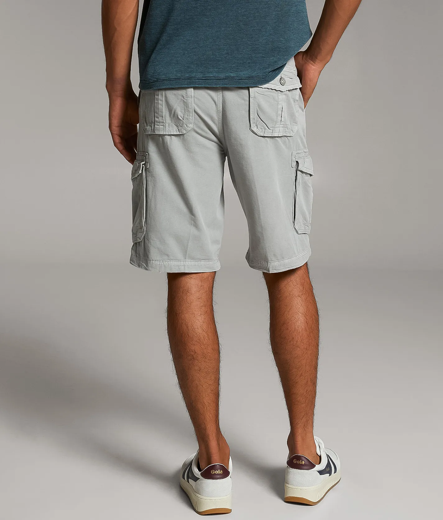 Bottoms|Shorts | BKE Standard Cargo Short Light Grey